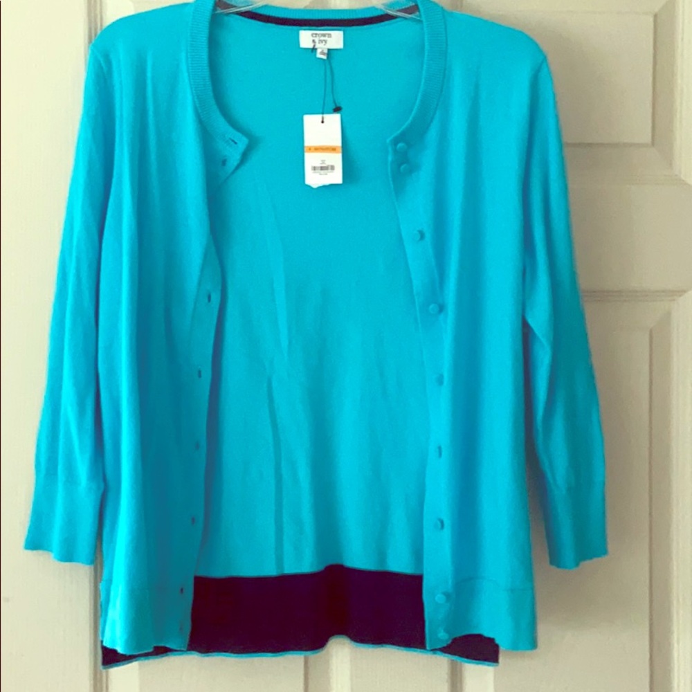 Aqua Cardigan